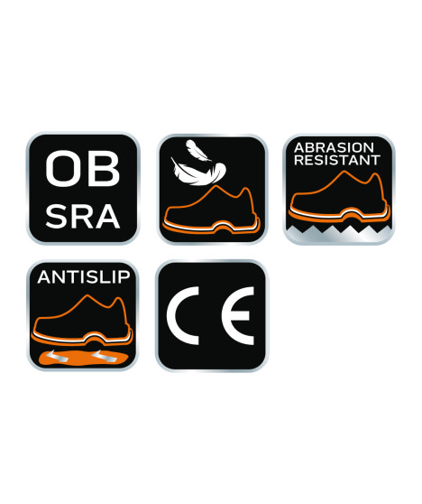 Półbuty zawodowe OB, rozmiar 39