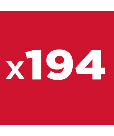 Zestaw narzędziowy 1/4", 3/8" 194 szt.