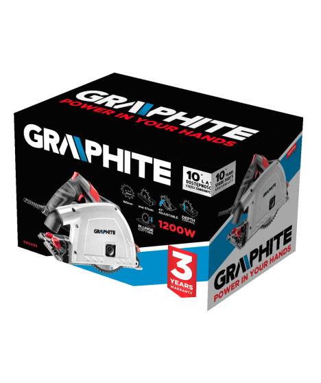 Pilarko-zagłębiarka 1200W, tarcza 165 mm