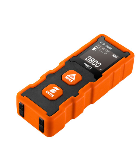 Dalmierz laserowy, zasięg 20 m