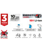 Klucz udarowy akumulatorowy Energy+ 18V, Li-Ion, bez akumulatora