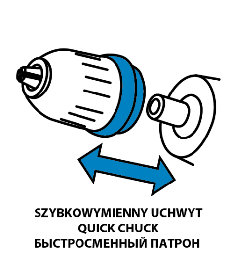 Wiertarko-wkrętarka akumulatorowa Energy+ 18V, Li-Ion, zdejmowany uchwyt 10 mm, bez akumulatora
