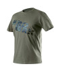 T-shirt roboczy oliwkowy CAMO, rozmiar XL