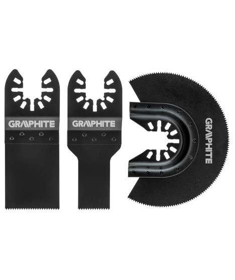 Zestaw brzeszczotów do drewna, 3 szt.