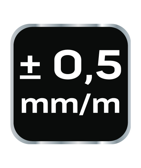 Laser krzyżowy 10 m, z etui i uchwytem magnetycznym