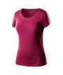 T-shirt damski bordowy, rozmiar XXL