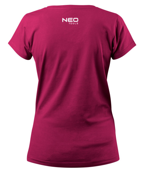T-shirt damski bordowy, rozmiar XXL