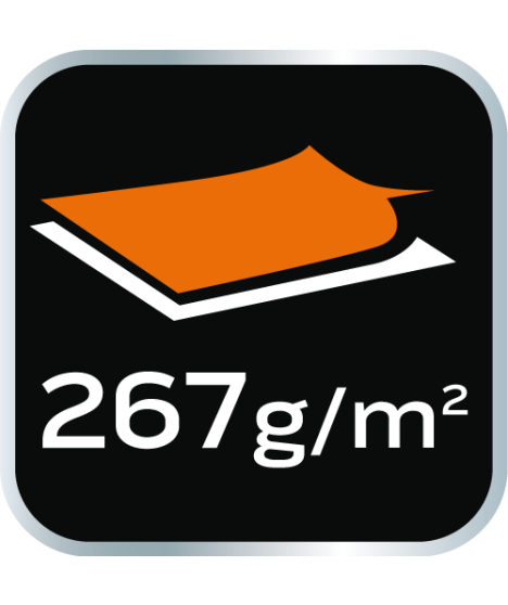 Spodnie robocze na szelkach, białe, HD, rozmiar XL/56