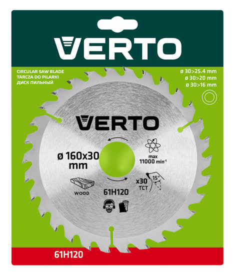 Tarcza do pilarki, widiowa, 160 x 30 mm, 30 zębów