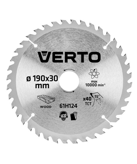 Tarcza do pilarki, widiowa, 190 x 30 mm, 40 zębów