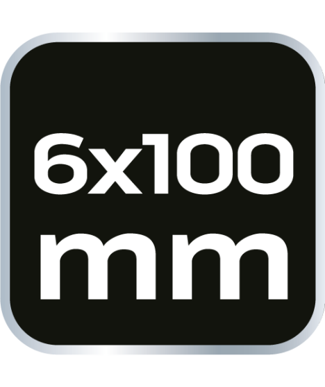 Szpikulec prosty 6x100mm