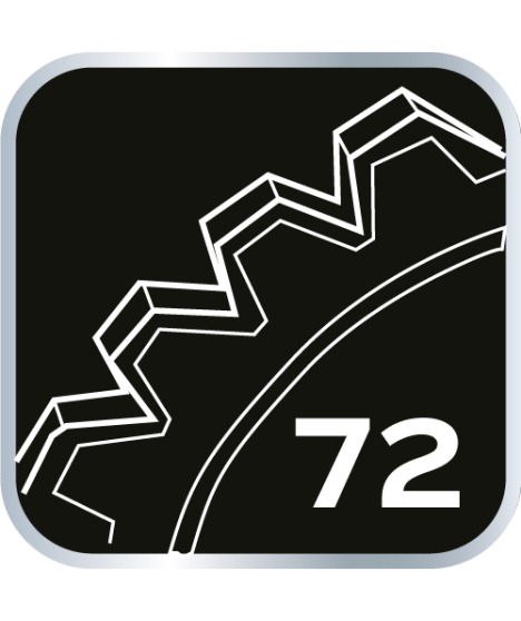 Grzechotka 3/8", 360°, 72T