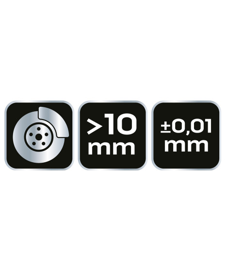 Zestaw do sprawdzania bicia tarcz hamulcowych