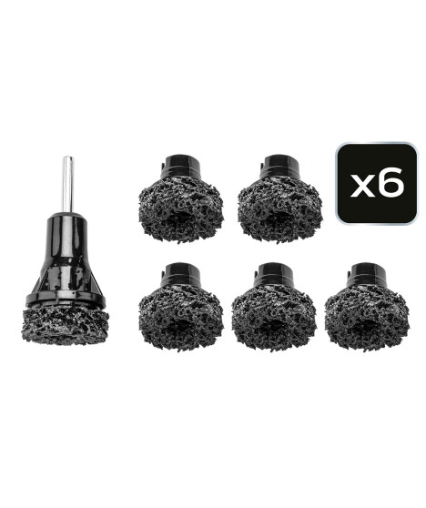 Ściernice do czyszczenia piast, zestaw 6 szt.
