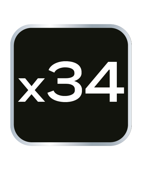 Opaski ślimakowe, 34 sztuki