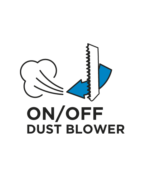 Wyrzynarka 650W, ilość suwów 0-3100 min-1, walizka