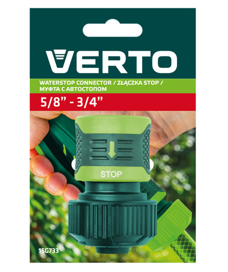 Złączka STOP 3/4", dwumateriałowa