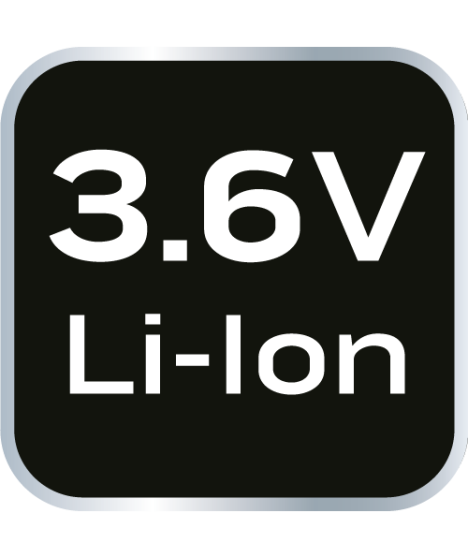 Wkrętak akumulatorowy micro-USB 3,6V, Li-Ion, plastikowe pudełko+akcesoria