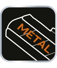 Nóż z ostrzem łamanym 18 mm, gumowane wykończenie