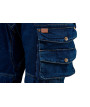 Spodnie robocze DENIM, wzmocnienia na kolanach, rozmiar XXL
