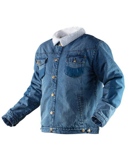 Kurtka jeansowa ocieplana DENIM, rozmiar L