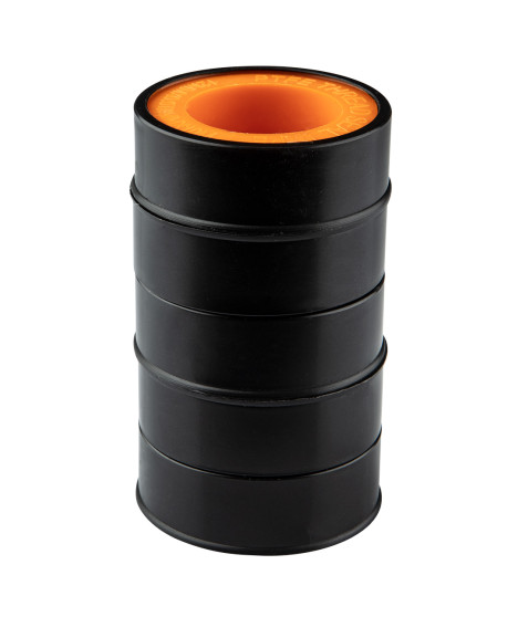 Taśmy uszczelniające do rur 10 m x 12 mm x 0.075 mm, 5 szt.