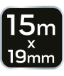 Taśma uszczelniająca do rur 15 m x 19 mm x 0.2 mm