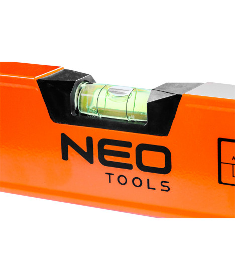 Poziomnica aluminiowa, 2 libelle, frezowana dolna powierzchnia, 40 cm