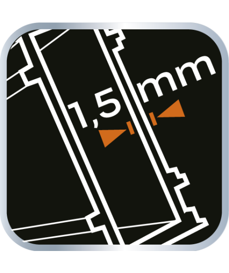 Poziomnica aluminiowa, 2 libelle, frezowana dolna powierzchnia, 100 cm