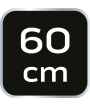 Poziomnica aluminiowa z uchwytem, 3 libelle, frezowane powierzchnie miernicze, 60 cm
