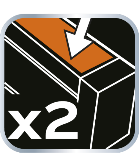 Poziomnica aluminiowa z uchwytem, 3 libelle, frezowane powierzchnie miernicze, 100 cm