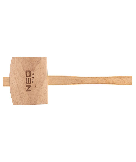 Młotek drewniany 660g, 140x110x50 mm, długość 380 mm