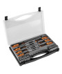 Wkrętaki i końcówki wkrętakowe, zestaw 27 szt.