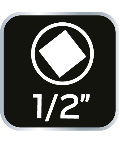 Klucz udarowy pneumatyczny, 1/2", 1300 Nm