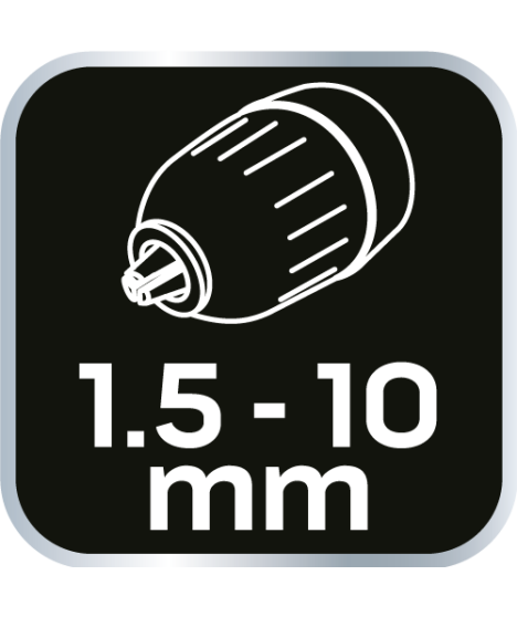 Wiertarka pneumatyczna, 3/8", 1800 rpm