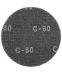 Siatka ścierna na rzep, 225 mm, K80, do szlifierki 59G260,10 szt.