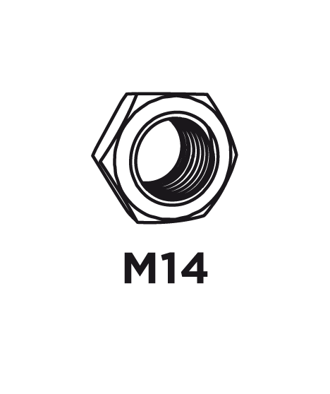 Tarcza elastyczna z rzepem 150 mm x M14