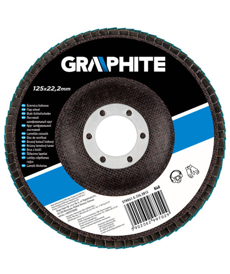 Ściernica listkowa 125 x 22.2 mm, K40, cyrkonowa