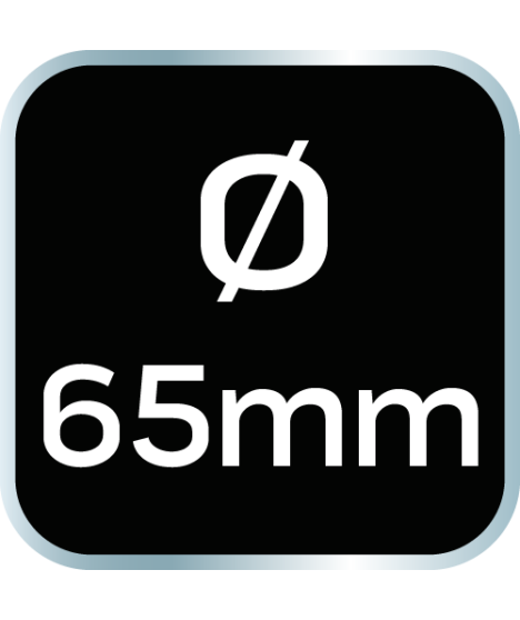 Młotek gumowy 65 mm/425 g, trzonek hikorowy