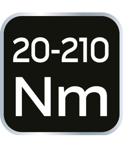 Klucz dynamometryczny 1/2", 20-210 Nm