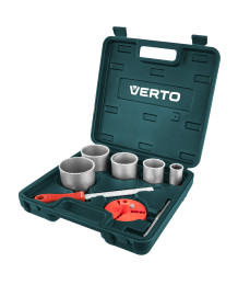 Otwornice wolframowe 32-83 mm, zestaw 5 szt. + pilnik