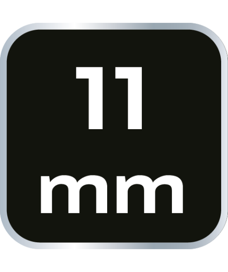 Klucz płasko-oczkowy z grzechotką i przełącznikiem 11 mm