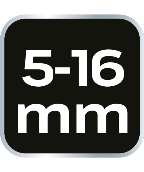 Klucz oczkowy nastawny, dwustronny 5 - 16 mm