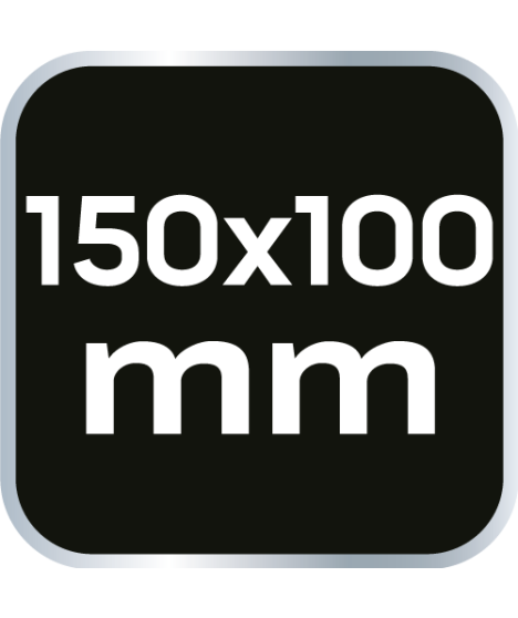 Kątownik płaski, DIN875/2, 150x100mm