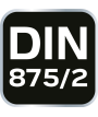 Kątownik płaski, DIN875/2, 150x100mm