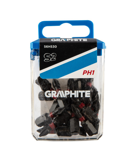 Bity udarowe PH1 x 25 mm, 20 szt.