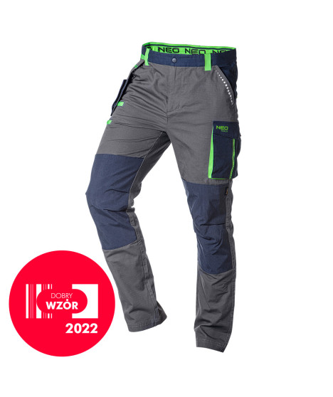 Spodnie robocze PREMIUM, 100% bawełna, ripstop, rozmiar L