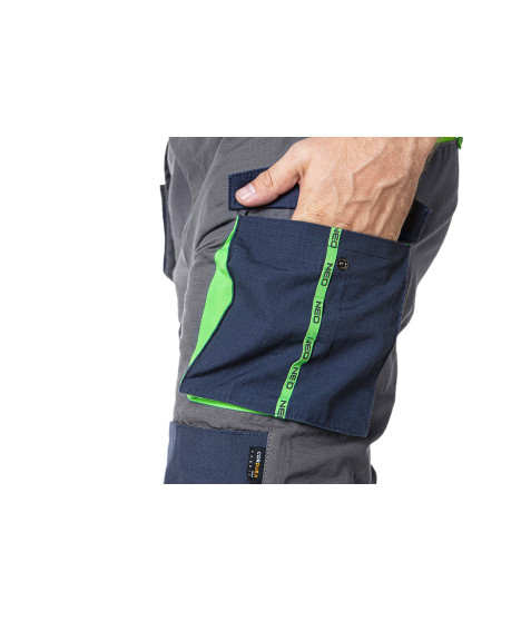 Spodnie robocze PREMIUM, 100% bawełna, ripstop, rozmiar L