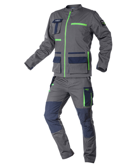 Spodnie robocze PREMIUM, 100% bawełna, ripstop, rozmiar L