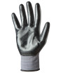 Rękawice robocze, nylon pokryty nitrylem, 4131X, rozmiar 8